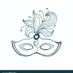Раскраска Карнавальные Маски Раскраска Карнавальные Маски