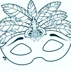 Раскраска Карнавальные Маски Раскраска Карнавальные Маски