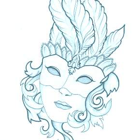 Раскраска Карнавальные Маски Раскраска Карнавальные Маски