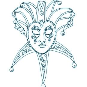Раскраска Карнавальные Маски Раскраска Карнавальные Маски