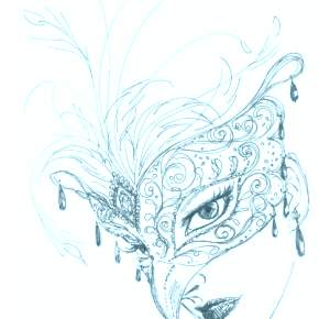 Раскраска Карнавальные Маски Раскраска Карнавальные Маски