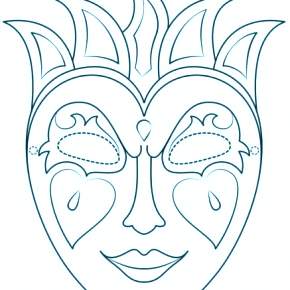 Раскраска Карнавальные Маски Раскраска Карнавальные Маски