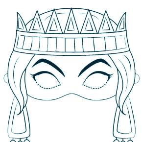 Раскраска Карнавальные Маски Раскраска Карнавальные Маски