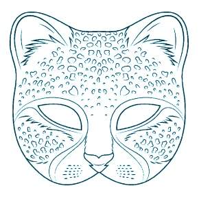Раскраска Карнавальные Маски Раскраска Карнавальные Маски