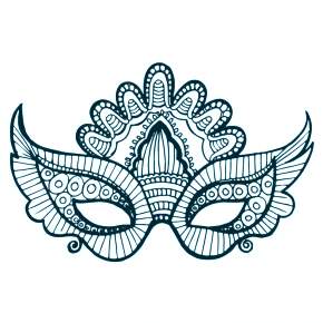 Раскраска Карнавальные Маски Раскраска Карнавальные Маски