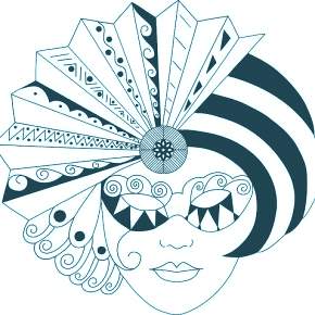 Раскраска Карнавальные Маски Раскраска Карнавальные Маски