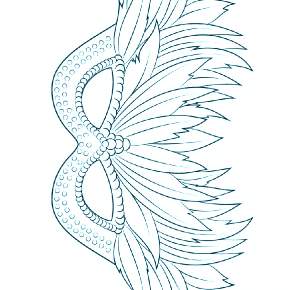 Раскраска Карнавальные Маски Раскраска Карнавальные Маски