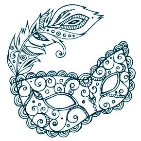 Раскраска Карнавальные Маски Раскраска Карнавальные Маски