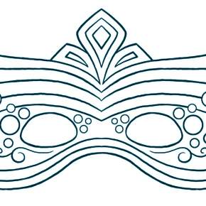 Раскраска Карнавальные Маски Раскраска Карнавальные Маски