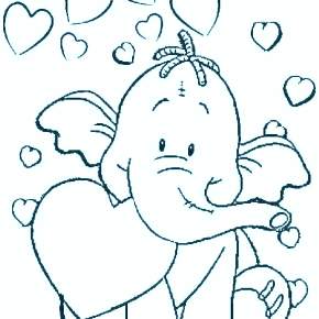 Раскраска Слоны Раскраска Слоны