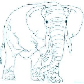 Раскраска Слоны Раскраска Слоны