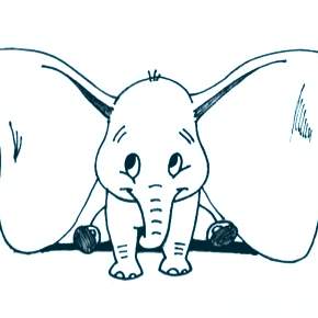 Раскраска Слоны Раскраска Слоны