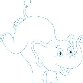 Раскраска Слоны Раскраска Слоны