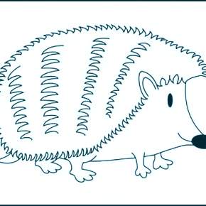 Раскраска Ежик Раскраска Ежик