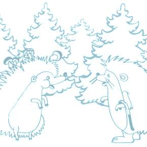 Раскраска Ежик Раскраска Ежик