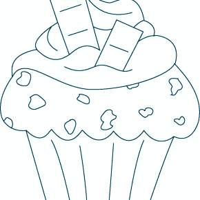Раскраска Торт Раскраска Торт
