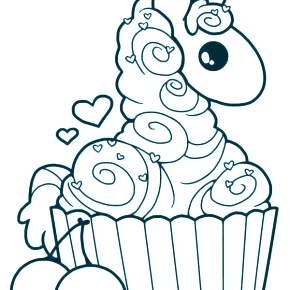 Раскраска Торт Раскраска Торт