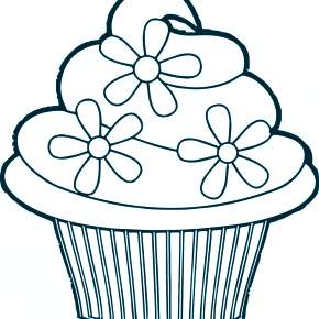Раскраска Торт Раскраска Торт