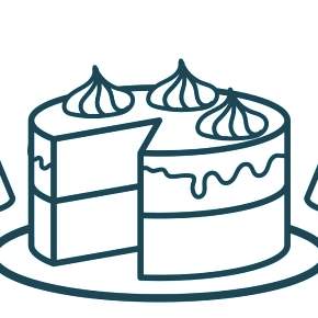 Раскраска Торт Раскраска Торт