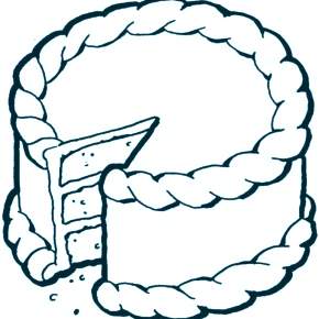 Раскраска Торт Раскраска Торт