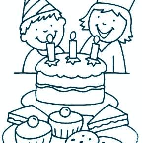 Раскраска Торт Раскраска Торт
