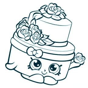 Раскраска Торт Раскраска Торт