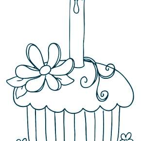 Раскраска Торт Раскраска Торт