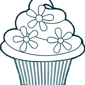 Раскраска Торт Раскраска Торт