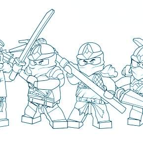 Раскраска Ниндзя и Ниндзя Черепашки Раскраска Ниндзя и Ниндзя Черепашки