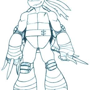 Раскраска Ниндзя и Ниндзя Черепашки Раскраска Ниндзя и Ниндзя Черепашки