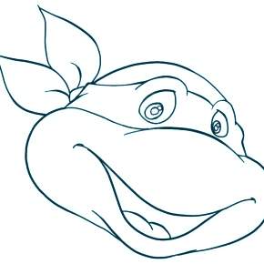 Раскраска Ниндзя и Ниндзя Черепашки Раскраска Ниндзя и Ниндзя Черепашки