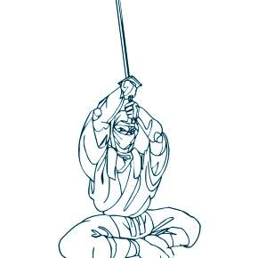 Раскраска Ниндзя и Ниндзя Черепашки Раскраска Ниндзя и Ниндзя Черепашки