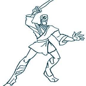 Раскраска Ниндзя и Ниндзя Черепашки Раскраска Ниндзя и Ниндзя Черепашки