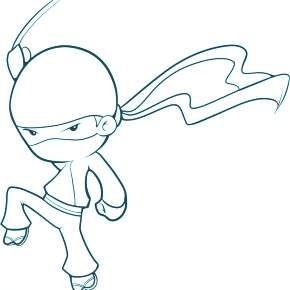 Раскраска Ниндзя и Ниндзя Черепашки Раскраска Ниндзя и Ниндзя Черепашки