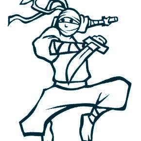 Раскраска Ниндзя и Ниндзя Черепашки Раскраска Ниндзя и Ниндзя Черепашки