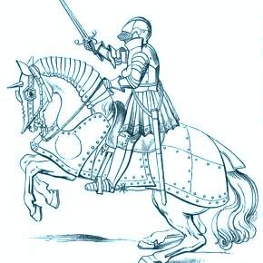 Раскраска Рыцари