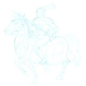 Раскраска Рыцари