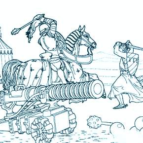 Раскраска Рыцари