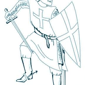 Раскраска Рыцари