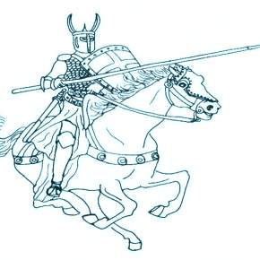 Раскраска Рыцари