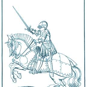 Раскраска Рыцари