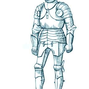 Раскраска Рыцари