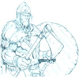 Раскраска Богатыри