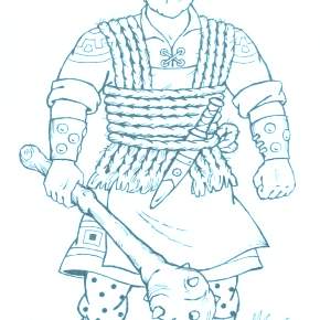 Раскраска Богатыри