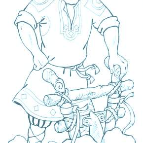 Раскраска Богатыри