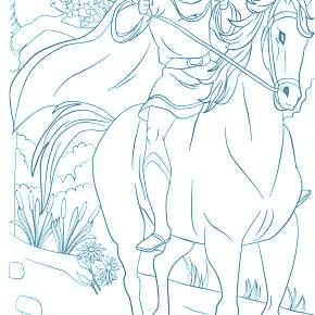 Раскраска Богатыри