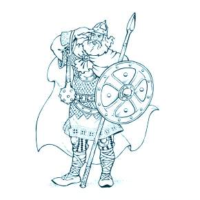 Раскраска Богатыри