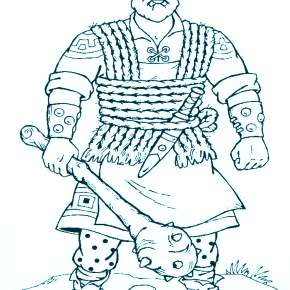 Раскраска Богатыри