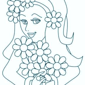 Раскраска Мамочка Раскраска Мамочка