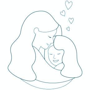 Раскраска Мамочка Раскраска Мамочка